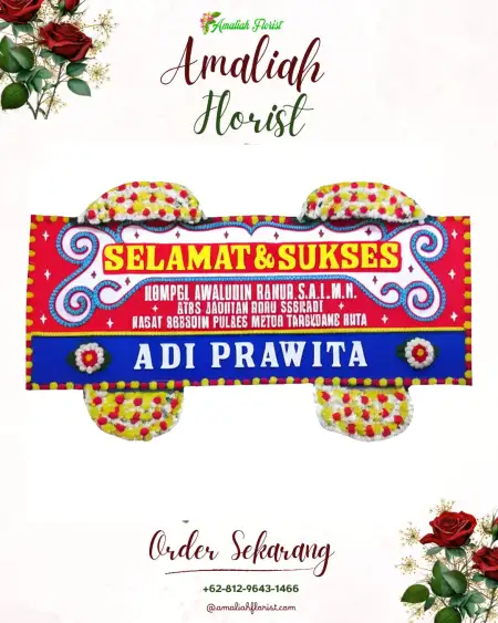 Papan Bunga Ucapan Selamat Cikaracak